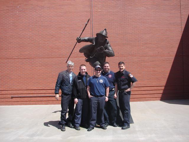 April 2010- Putnam Lake Firefighters train with New Yorks Bravest on Personal Escape Systems at the ROCK, FDNY's training center.